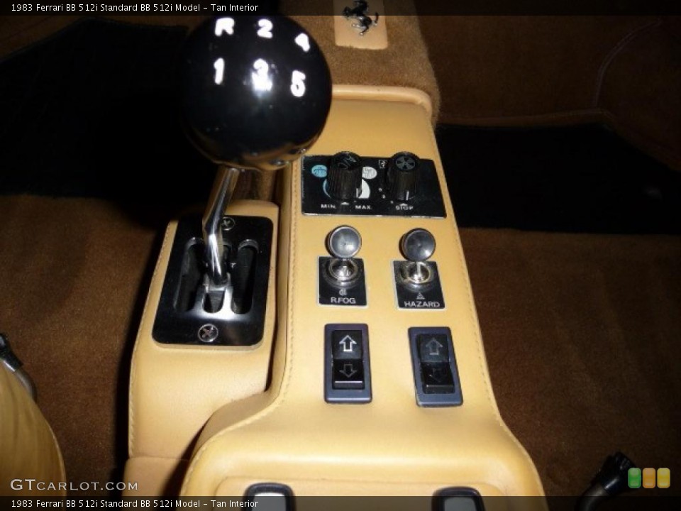 Tan Interior Transmission for the 1983 Ferrari BB 512i  #21758005