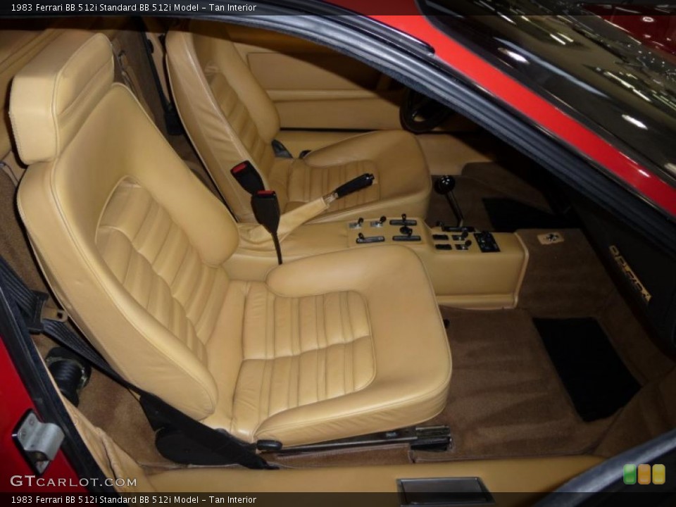 Tan Interior Photo for the 1983 Ferrari BB 512i  #21758053