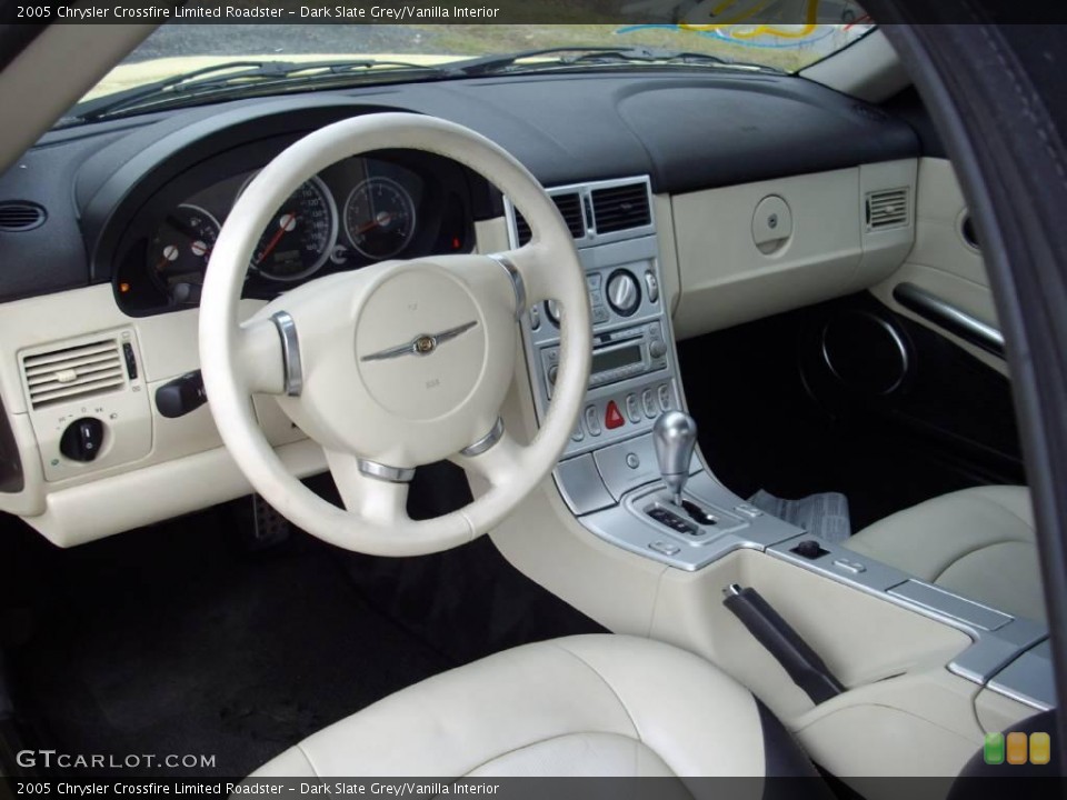 Dark Slate Grey/Vanilla Interior Photo for the 2005 Chrysler Crossfire Limited Roadster #21954836