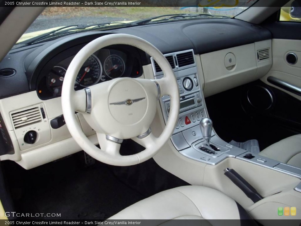 Dark Slate Grey/Vanilla Interior Dashboard for the 2005 Chrysler Crossfire Limited Roadster #21954856
