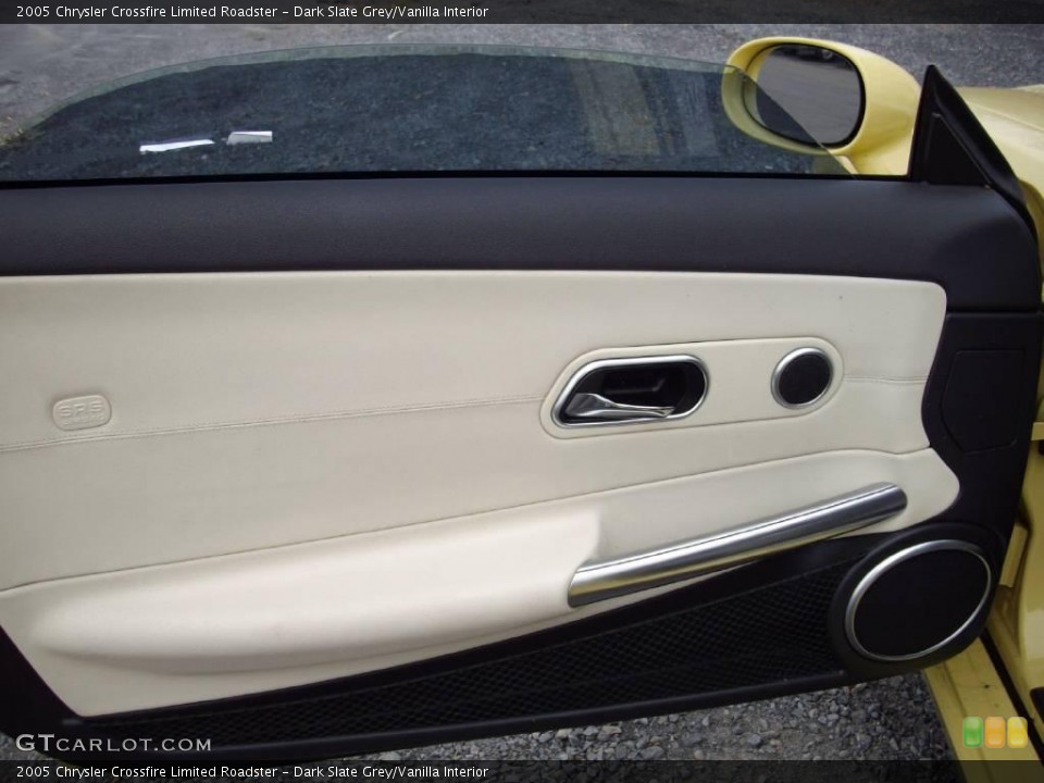 Dark Slate Grey/Vanilla Interior Door Panel for the 2005 Chrysler Crossfire Limited Roadster #21954892
