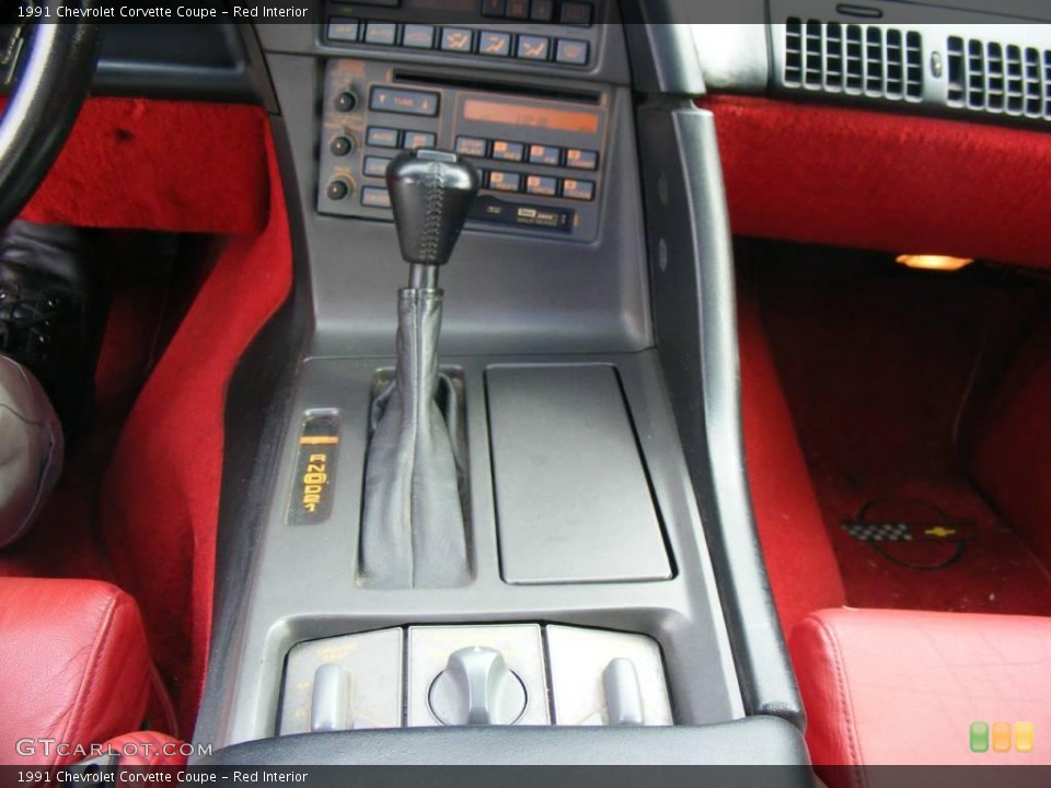 Red Interior Transmission for the 1991 Chevrolet Corvette Coupe #22013764