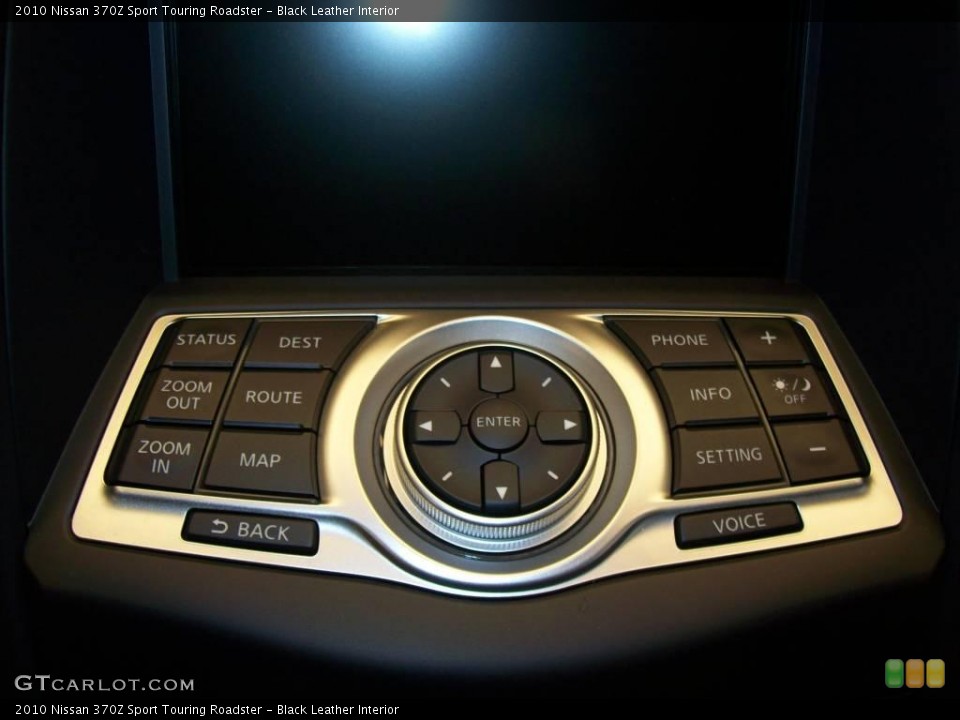 Black Leather Interior Controls for the 2010 Nissan 370Z Sport Touring Roadster #22084375