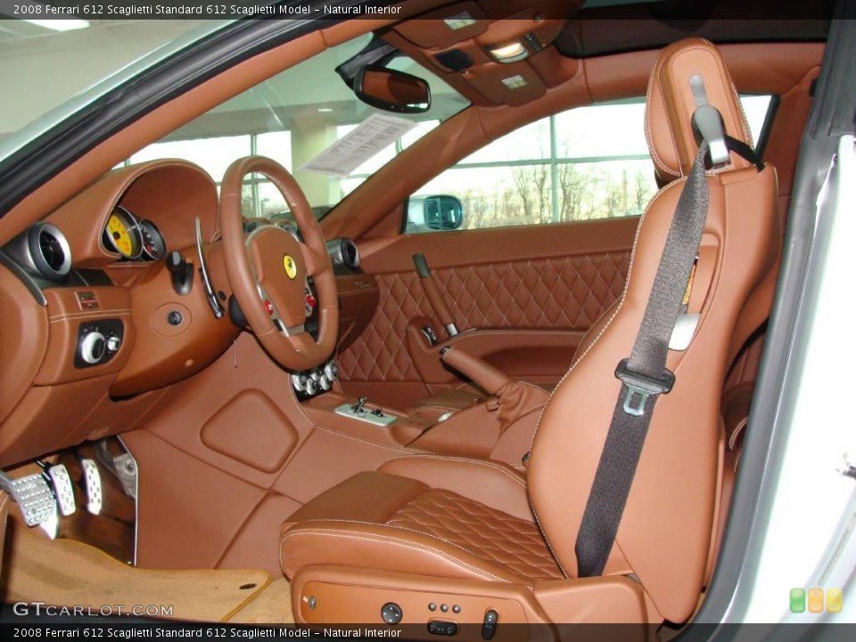 Natural Interior Photo for the 2008 Ferrari 612 Scaglietti  #22222056