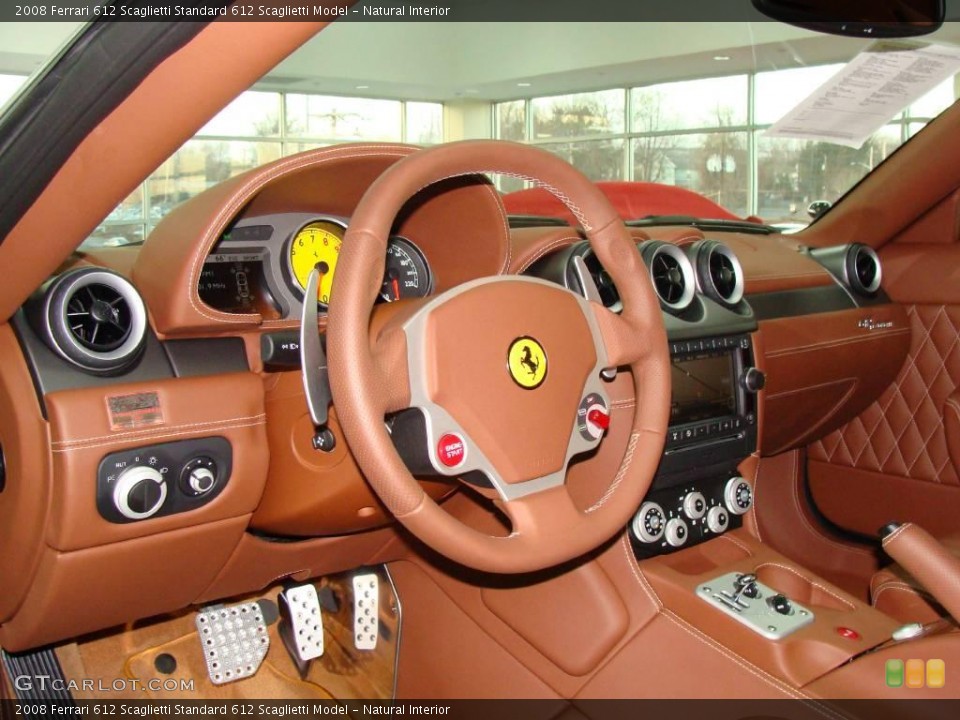 Natural Interior Dashboard for the 2008 Ferrari 612 Scaglietti  #22222080