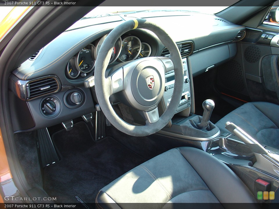 Black Interior Prime Interior for the 2007 Porsche 911 GT3 RS #22287