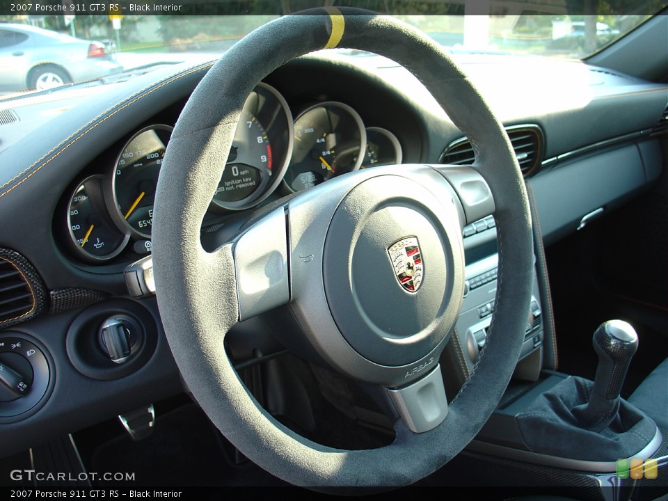 Black Interior Steering Wheel for the 2007 Porsche 911 GT3 RS #22317