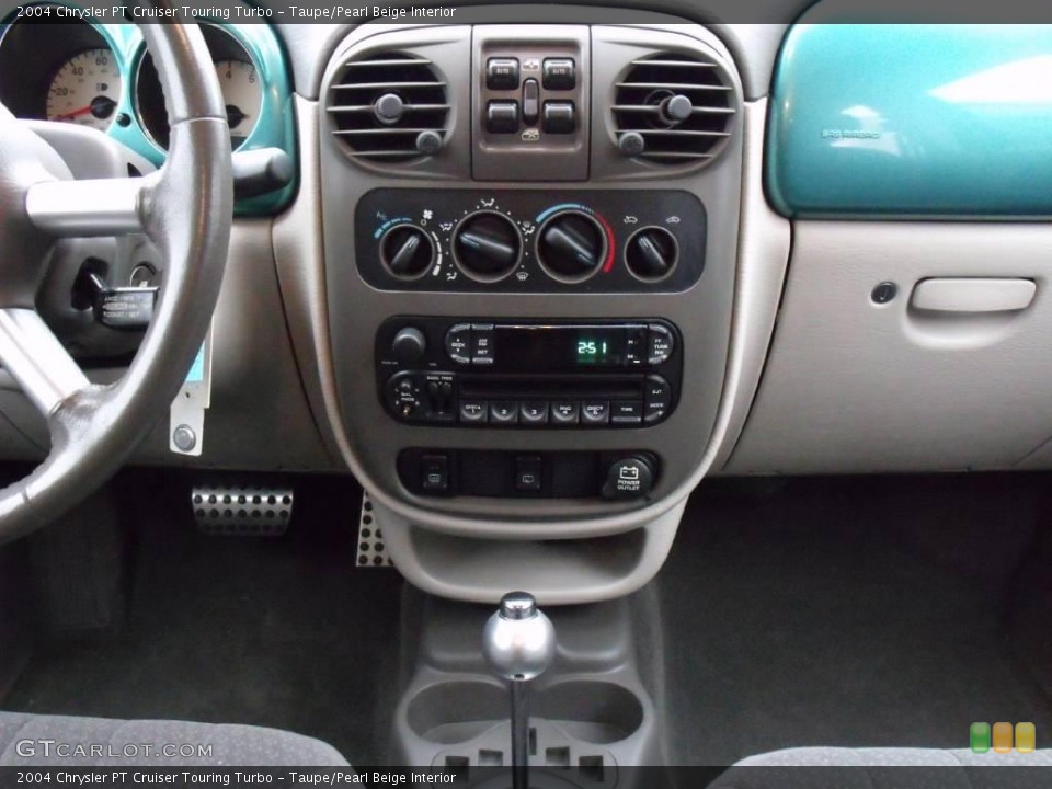Taupe/Pearl Beige Interior Controls for the 2004 Chrysler PT Cruiser Touring Turbo #22437492