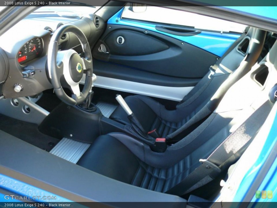 Black Interior Photo for the 2008 Lotus Exige S 240 #22479553