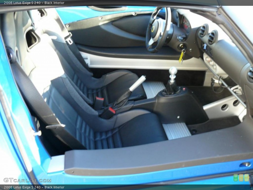 Black Interior Photo for the 2008 Lotus Exige S 240 #22479618