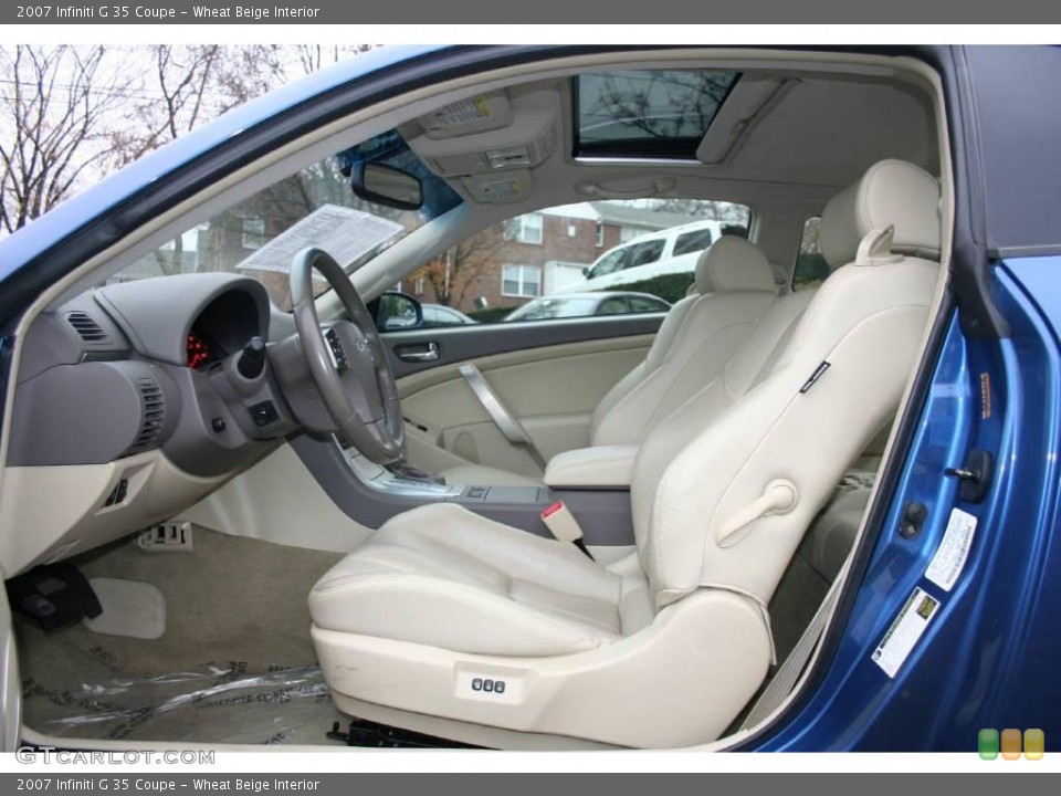 Wheat Beige Interior Photo for the 2007 Infiniti G 35 Coupe #22525732