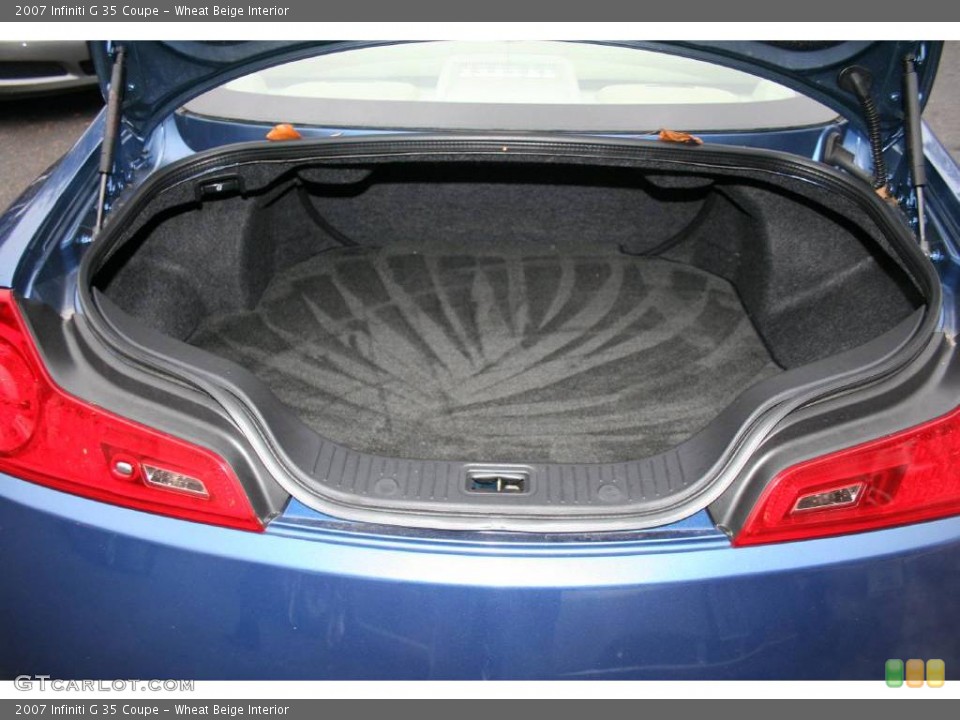 Wheat Beige Interior Trunk for the 2007 Infiniti G 35 Coupe #22525920