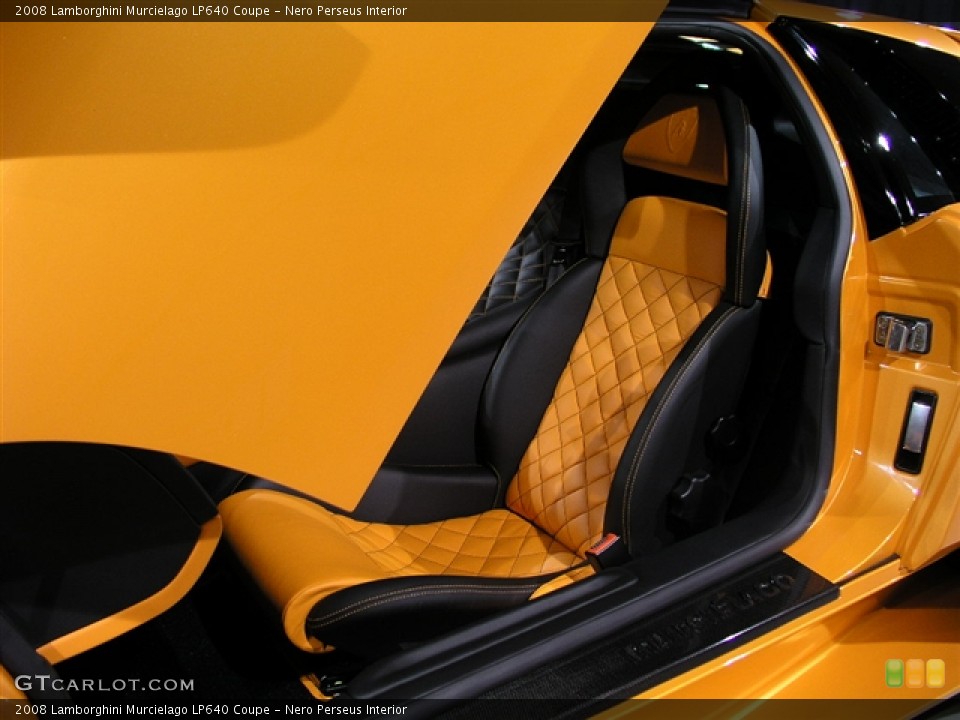 Nero Perseus Interior Photo for the 2008 Lamborghini Murcielago LP640 Coupe #225981