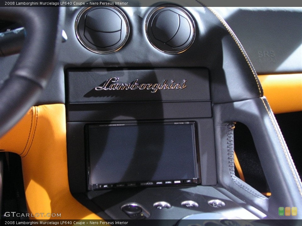 Nero Perseus Interior Controls for the 2008 Lamborghini Murcielago LP640 Coupe #226002