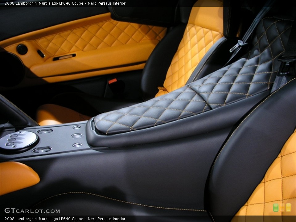 Nero Perseus Interior Photo for the 2008 Lamborghini Murcielago LP640 Coupe #226023