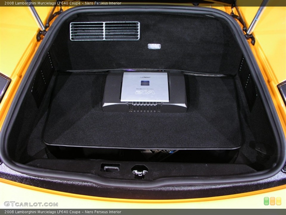 Nero Perseus Interior Trunk for the 2008 Lamborghini Murcielago LP640 Coupe #226058