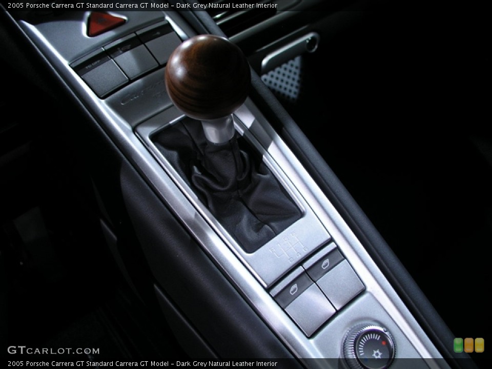 Dark Grey Natural Leather Interior Transmission for the 2005 Porsche Carrera GT  #226397