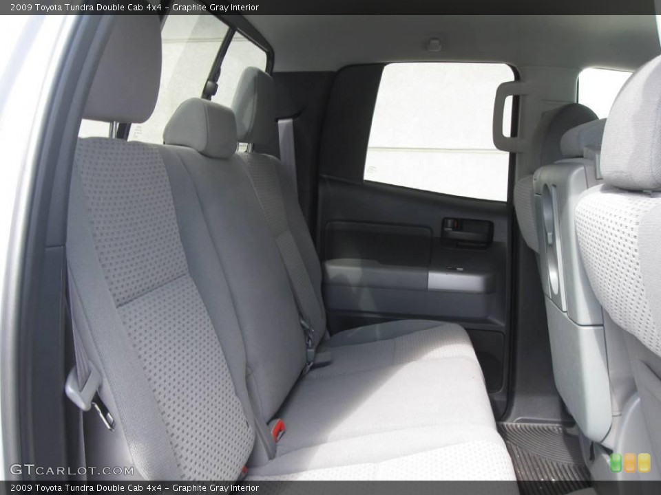 Graphite Gray Interior Rear Seat for the 2009 Toyota Tundra Double Cab 4x4 #22788058