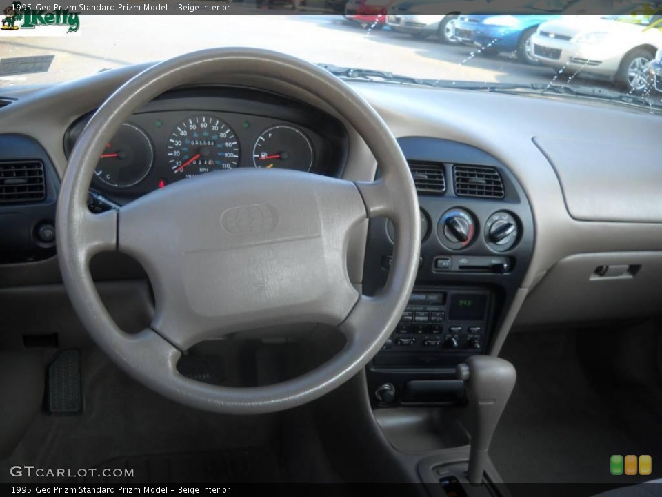 Beige Interior Steering Wheel for the 1995 Geo Prizm  #22802691