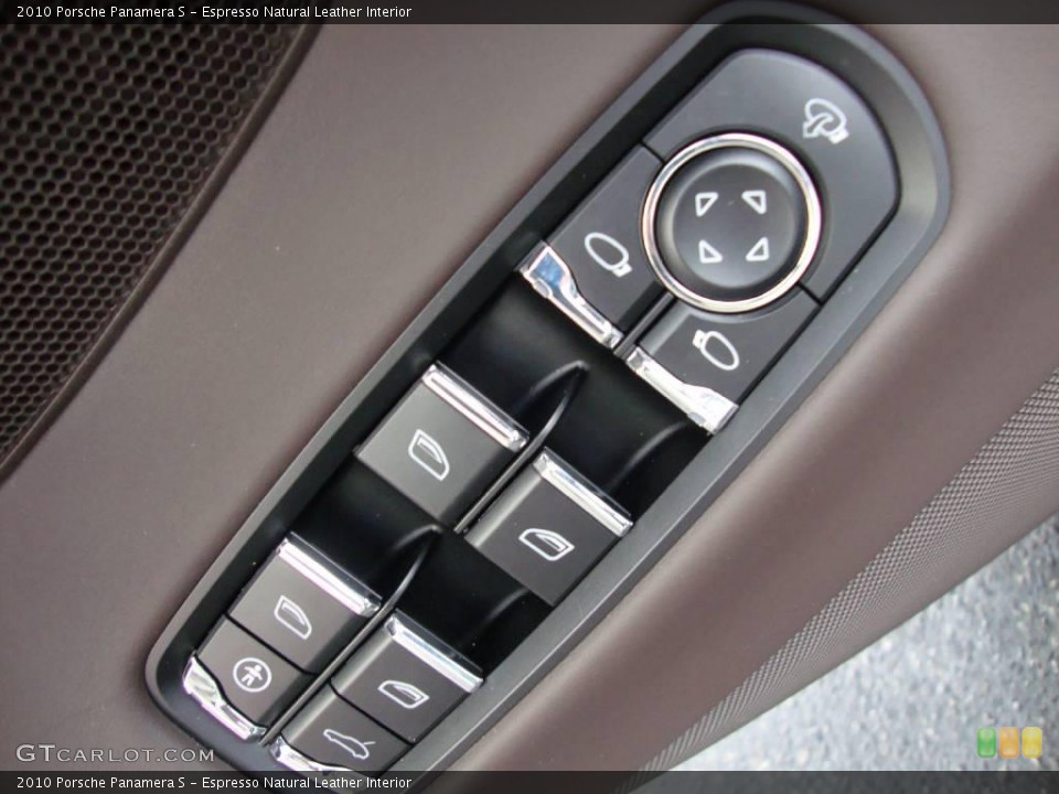 Espresso Natural Leather Interior Controls for the 2010 Porsche Panamera S #22810370