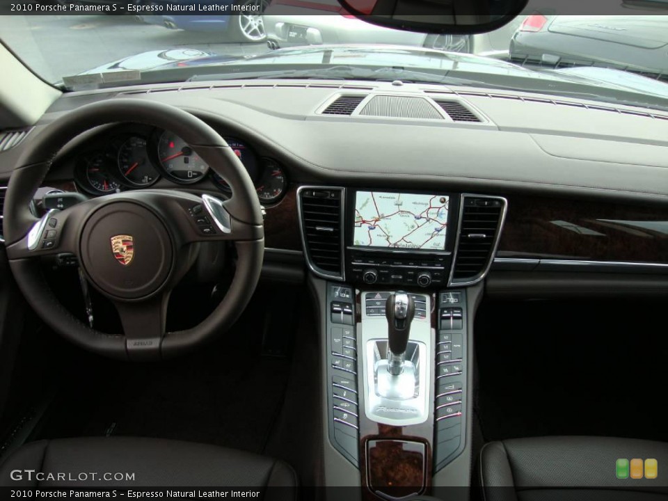 Espresso Natural Leather Interior Dashboard for the 2010 Porsche Panamera S #22810718