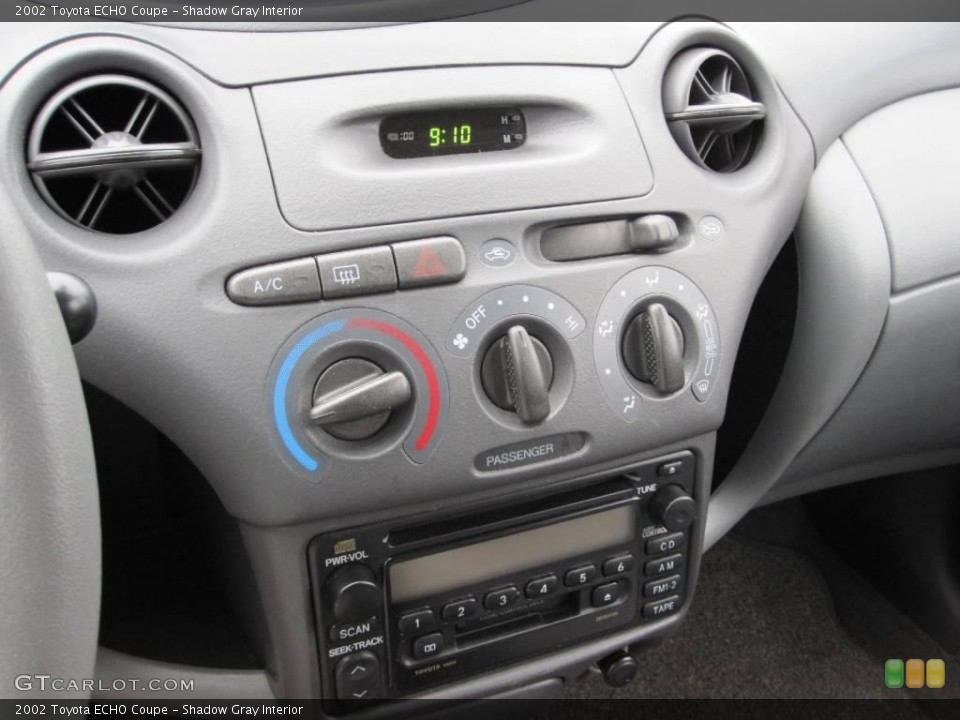 Shadow Gray Interior Controls for the 2002 Toyota ECHO Coupe #22852219