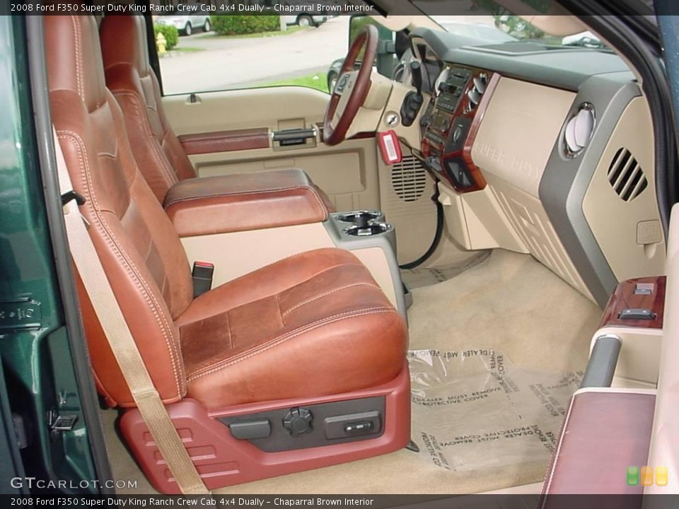 Chaparral Brown Interior Front Seat for the 2008 Ford F350 Super Duty King Ranch Crew Cab 4x4 Dually #22856892