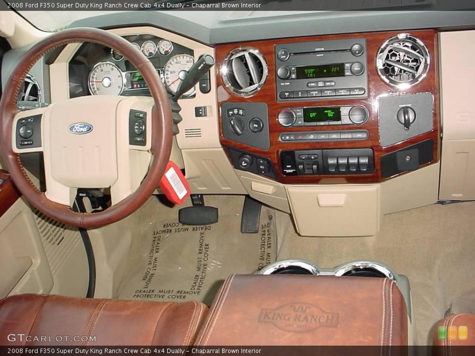 Chaparral Brown Interior Dashboard for the 2008 Ford F350 Super Duty King Ranch Crew Cab 4x4 Dually #22856944