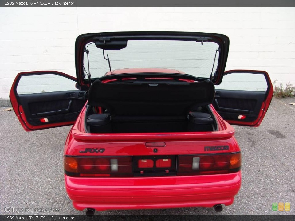 Black Interior Trunk for the 1989 Mazda RX-7 GXL #22936324