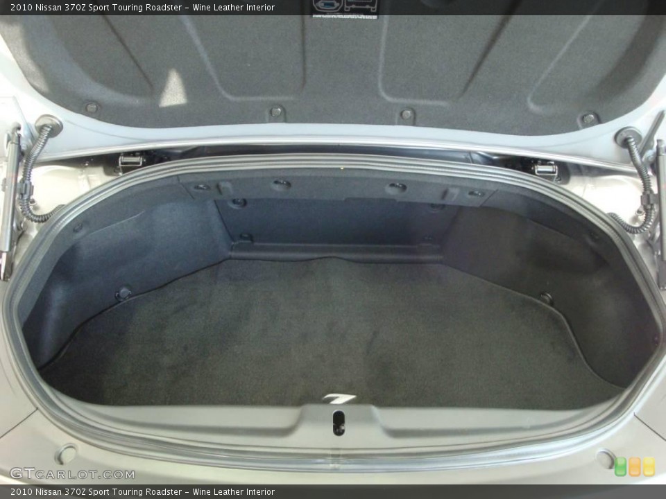 Wine Leather Interior Trunk for the 2010 Nissan 370Z Sport Touring Roadster #23035521