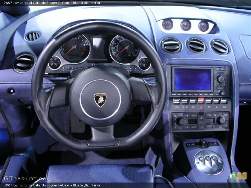 Blue Scylla Interior Dashboard for the 2007 Lamborghini Gallardo Spyder E-Gear #230448