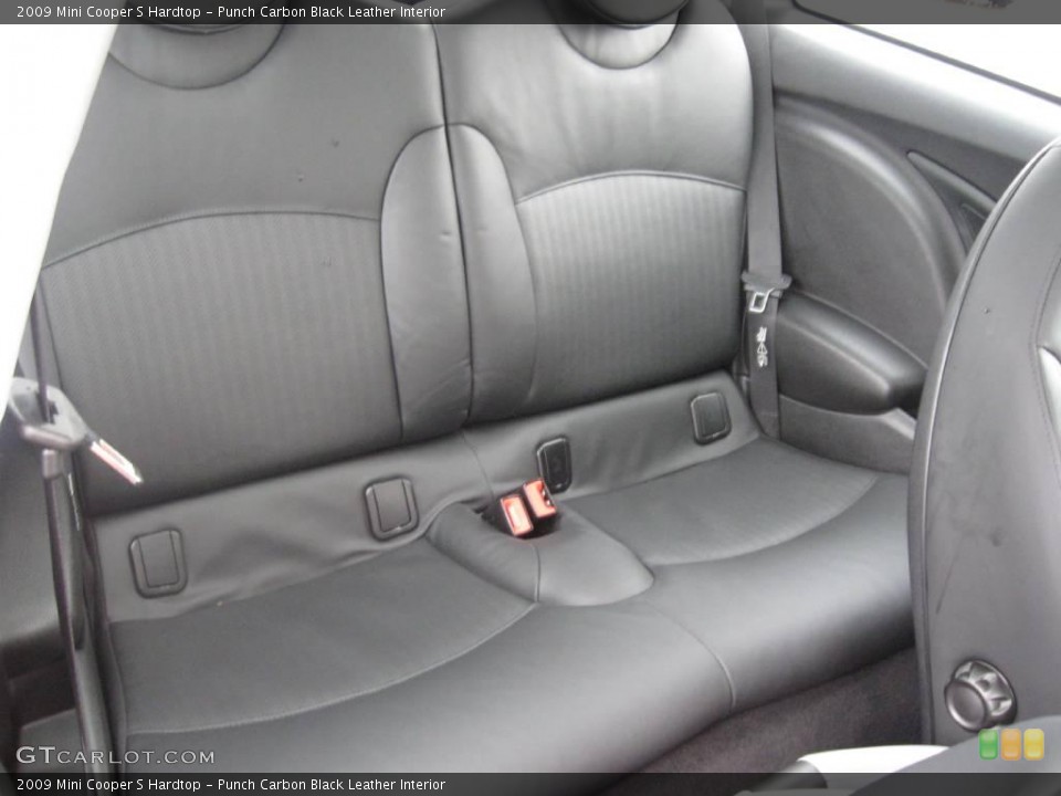 Punch Carbon Black Leather Interior Photo for the 2009 Mini Cooper S Hardtop #23057658