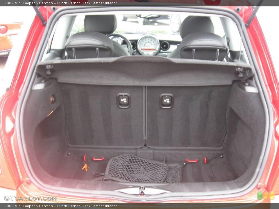 Punch Carbon Black Leather Interior Trunk for the 2009 Mini Cooper S Hardtop #23057685