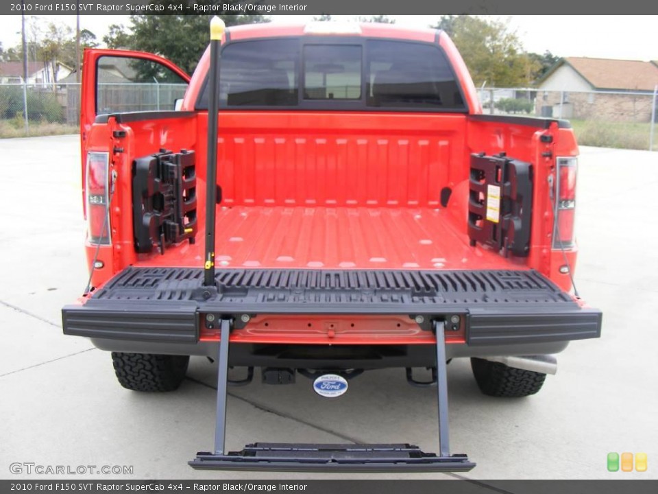 Raptor Black/Orange Interior Trunk for the 2010 Ford F150 SVT Raptor SuperCab 4x4 #23096231