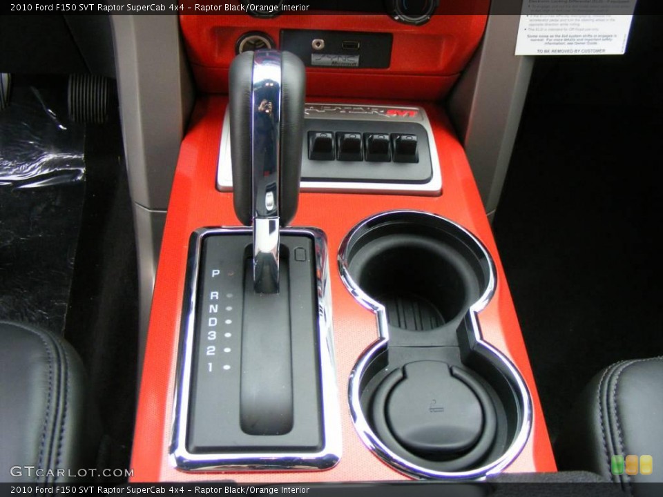 Raptor Black/Orange Interior Transmission for the 2010 Ford F150 SVT Raptor SuperCab 4x4 #23096455