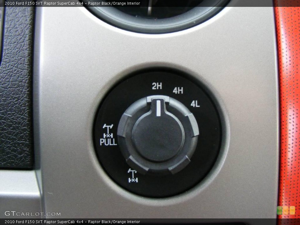 Raptor Black/Orange Interior Controls for the 2010 Ford F150 SVT Raptor SuperCab 4x4 #23096539