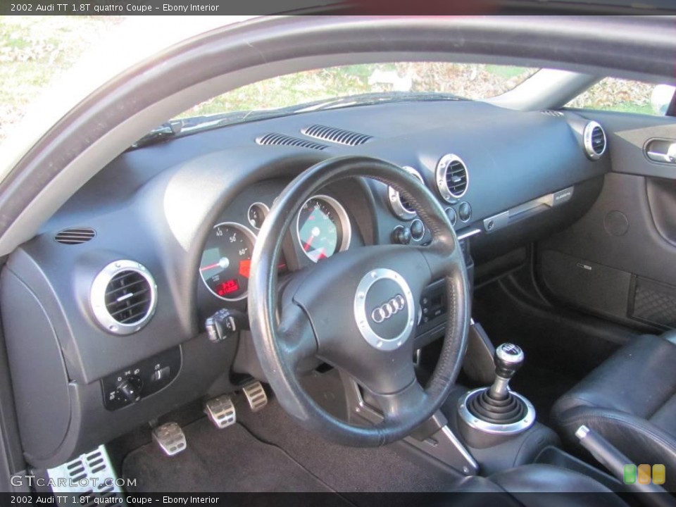 Ebony Interior Dashboard for the 2002 Audi TT 1.8T quattro Coupe #23194309