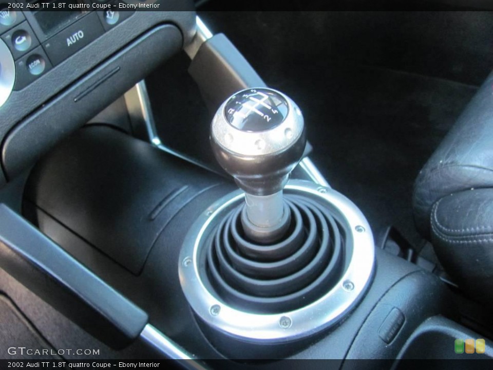 Ebony Interior Transmission for the 2002 Audi TT 1.8T quattro Coupe #23194925