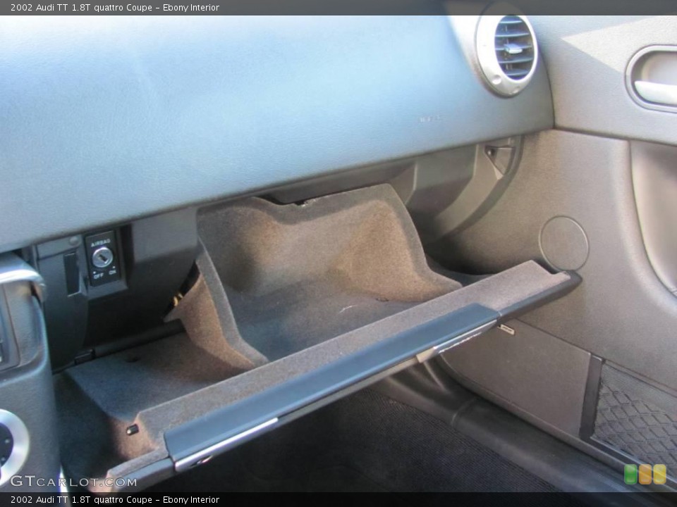 Ebony Interior Dashboard for the 2002 Audi TT 1.8T quattro Coupe #23195051