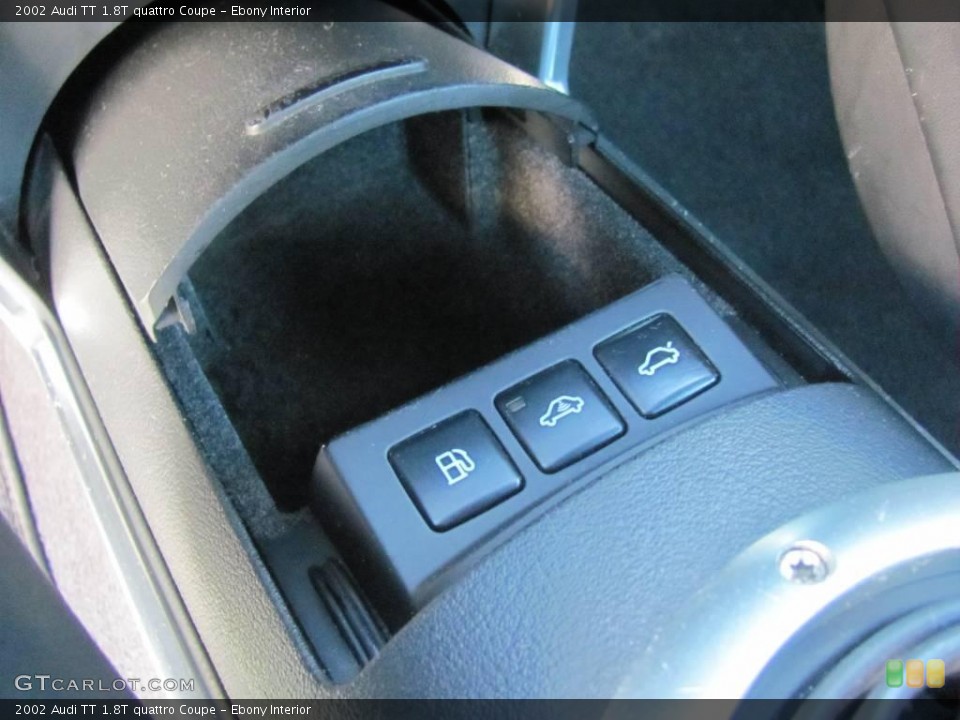 Ebony Interior Controls for the 2002 Audi TT 1.8T quattro Coupe #23195173