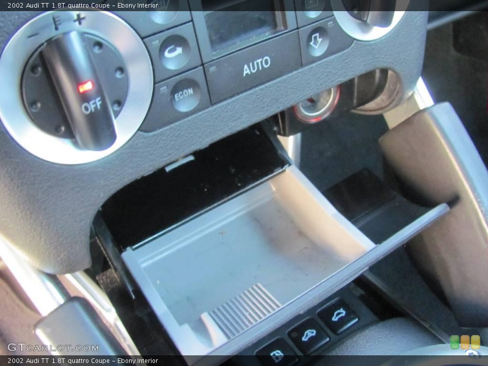 Ebony Interior Controls for the 2002 Audi TT 1.8T quattro Coupe #23195201