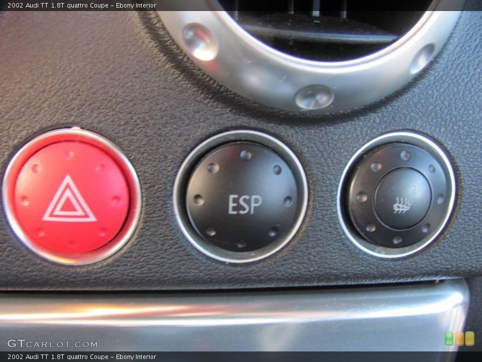 Ebony Interior Controls for the 2002 Audi TT 1.8T quattro Coupe #23195565
