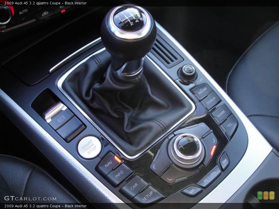 Black Interior Transmission for the 2009 Audi A5 3.2 quattro Coupe #23196361