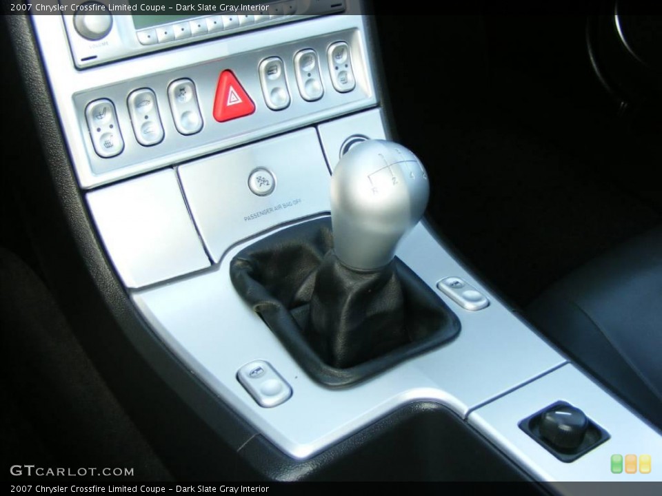 Dark Slate Gray Interior Transmission for the 2007 Chrysler Crossfire Limited Coupe #23205488