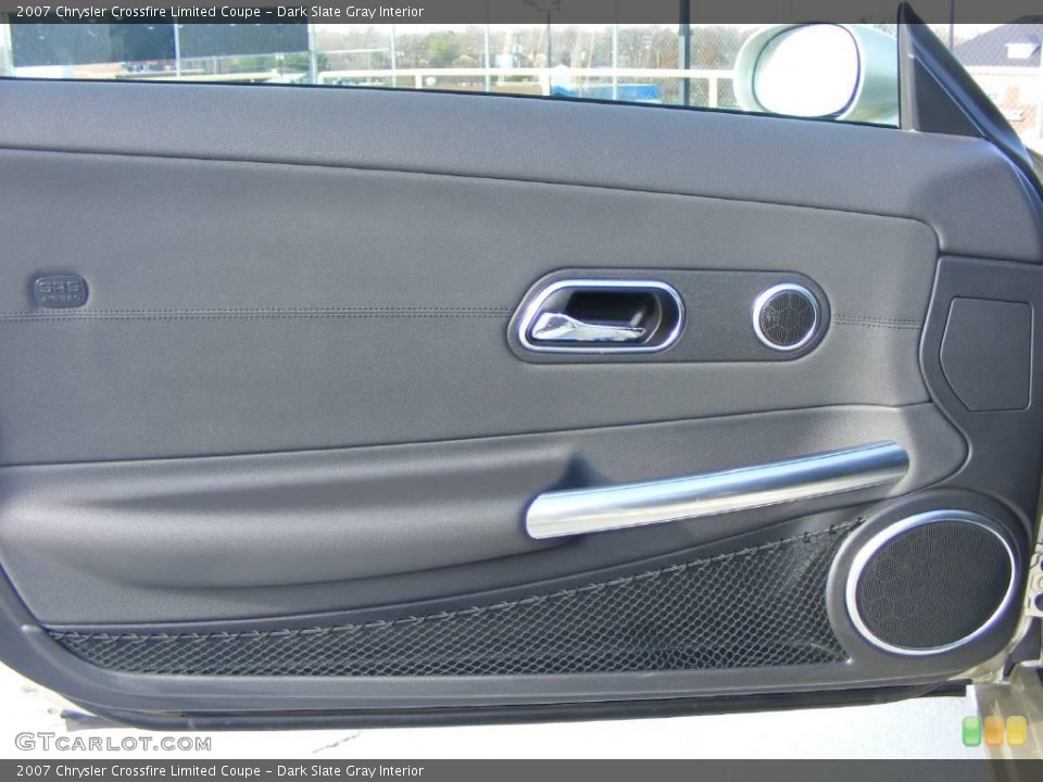 Dark Slate Gray Interior Door Panel for the 2007 Chrysler Crossfire Limited Coupe #23205548