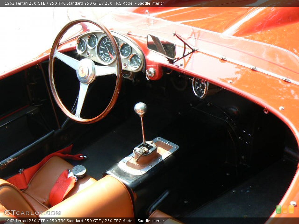 Saddle Interior Photo for the 1962 Ferrari 250 GTE / 250 TRC  #232083