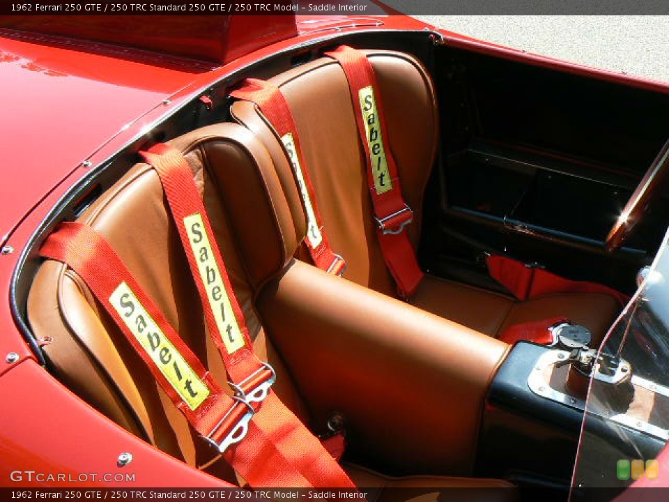 Saddle Interior Photo for the 1962 Ferrari 250 GTE / 250 TRC  #232090