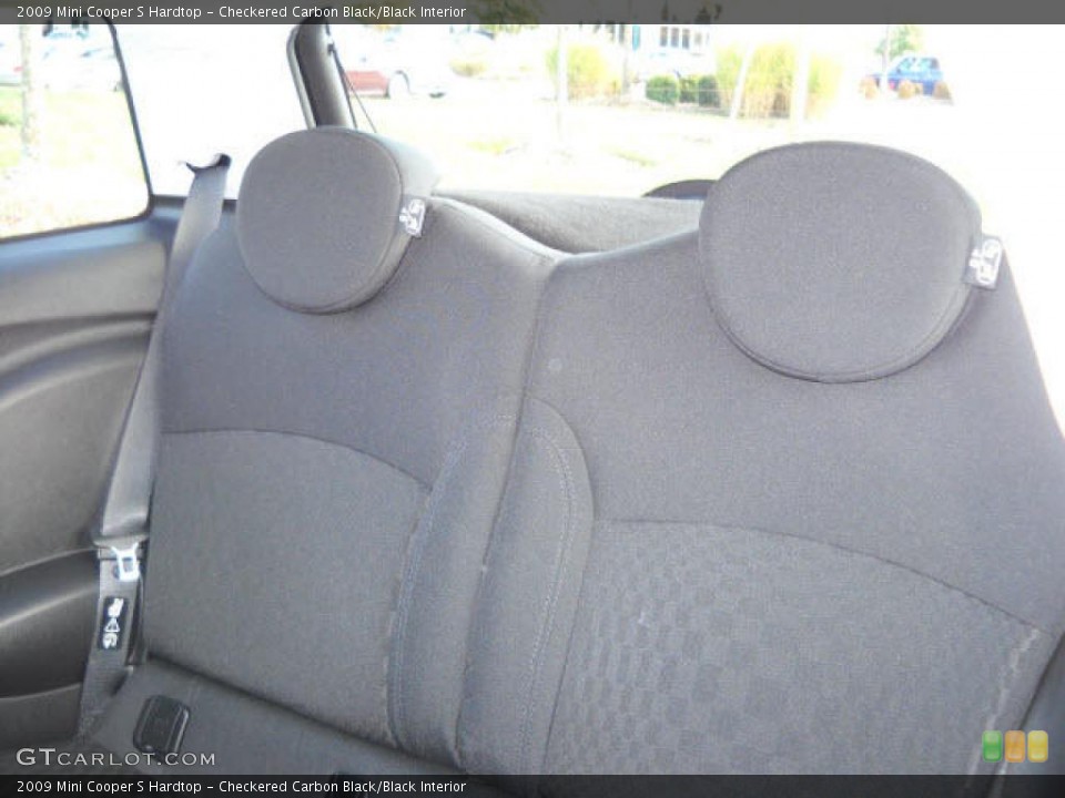 Checkered Carbon Black/Black Interior Photo for the 2009 Mini Cooper S Hardtop #23248477