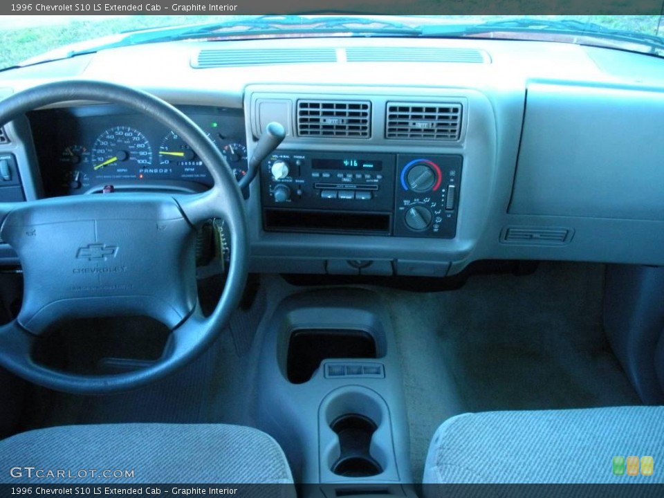 Graphite Interior Dashboard for the 1996 Chevrolet S10 LS Extended Cab #23468992