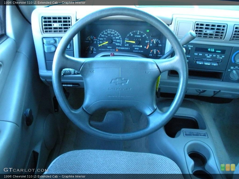 Graphite Interior Steering Wheel for the 1996 Chevrolet S10 LS Extended Cab #23469000